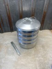 Vintage Regal Ware Picnic Pack/Miner’s Lunch - 5 Tier Stacking Aluminum Pans picture