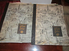 1958 & 1959 ATLAS FOLIOS - NATIONAL GEOGRAPHIC - LOADED WITH LOOSE MAPS -  picture