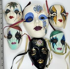 Mini Mardi Gras Masquerade Masks Lot of 6 picture