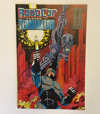 RoboCop Vs Terminator #1 1992 Insert Intact signed Frank Miller & Walt Simonson picture