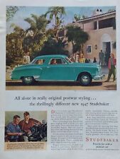1947 vintage Studebaker print ad. Thrillingly different new 1947 Studebaker. picture