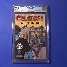 Creatures of the ID #1 CGC 7.5 1st Appearance Frank Einstein Madman Caliber 1990 picture