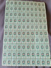 Sherry And Hutchinson Stamp sheet from 1969 in EX/MINT condition  picture