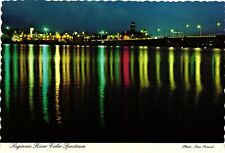 Vintage Postcard 4x6- Saginaw River Color Spectrum, Bay City, MI. picture