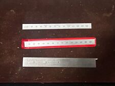 MACHINIST GStCbDr5  TOOL MILL Machinist Lot of Starrett Steel Rulers Scales Gage picture