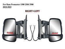 Pair Right and Left Side Long Arm Door Mirror for 2010-2022 RAM Promaster  picture