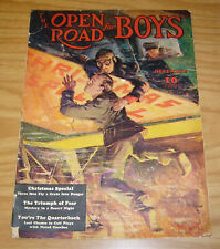 Open Road For Boys (vol. 20) #12 POOR; Open Road | low grade - December 1938 mag picture