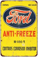FORD ANTI-FREEZE Vintage LOOK reproduction Metal sign picture