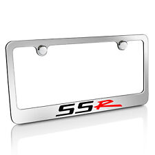 Chevrolet SSR Shiny Mirror Chrome Finish Solid Brass Metal License Plate Frame picture