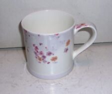 Stoneware Coffee Cup Mug Speckled Multi Colored Flowers Vintage Marked KN picture