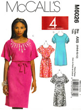 McCall's Pattern M6026, Misses Dress, Size 4-6-8-10-12, FF picture