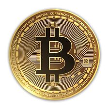 Bitcoin Logo - Vinyl Sticker Sign Crypto Cryptocurrency BTC Car Decal Bottle USA picture