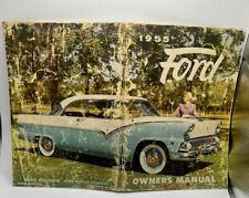 1955 FORD OWNER'S MANUAL SPECIFICATIONS CAR AUTOMOBILE DASHBOARD LIGHTS picture