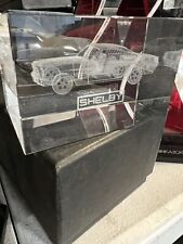 Shelby 3d laser etched crystal glass picture