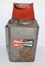 Vintage Gas Station Champion Spark Plug Cleaner Pneumatic Sign Untested picture