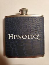 New Hpnotiq Flask Stainless Steel Blue 6 ounce picture