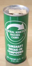 1970s general kinetics racing cams oil can break in compound race car picture
