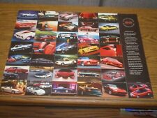 2002 35th Chevrolet Camaro SS  POSTER 20 X 26  2 SIDED ALL MODELS 1967-2002 picture