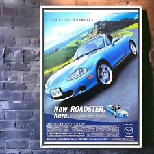 Authentic Official Mazda MX-5 Miava Ad Poster  NB Parts MX5 Mk2 OEM NB6C NB8C nb picture