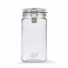 Latch Jar, Glass Storage Jar, Half Gallon USA picture