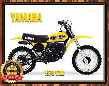 1979, 1980, 1981, 1982 Yamaha YZ - Motocross QTY 8 - Metal Sign 11 x 14 picture