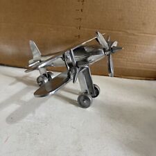 Aluminum Twin Engine Handcrafted Airplane  picture