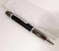 Black Matte Alligator Executive Ballpoint Pen with Chrome and Gun Metal Finish picture