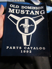 1992 OLD DOMINION MUSTANG PARTS CATALOG -  BBA-50 picture