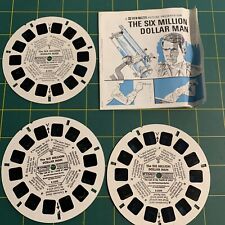 Vintage GAF View-Master.  The Six Million Dollar Man     3 Reel Set B559 1974 1N picture
