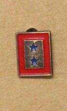 Son-In-Service Sweetheart pin, painted silver Bar w/2 Stars (3123) picture