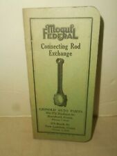 MOGUL FEDERAL Connecting Rod Exchange 1936 Pocket Calendar Notepad GRINOLD Parts picture