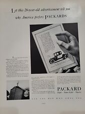 1935 Packard Motor Car Coupe Fortune Magazine Print Advertising Automobile picture