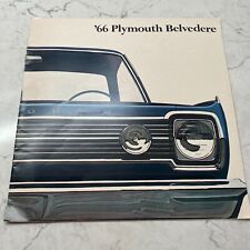 1966 Plymouth Belvedere II Satellite Convertible & Station Wagon Sales Brochure picture