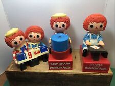Vintage 1974/1975 RAGGEDY ANN and ANDY STAPLER, PENCIL SHARPENER Card Set picture