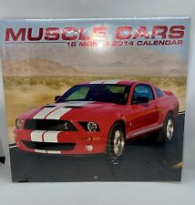 Collectible Muscle Cars 2014 Calendar, Mustang, GTO, Viper, Challenger. picture