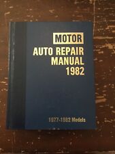 1982 Motor Auto Repair Manual 45th Edition First Printing 1977-1982 Models  picture