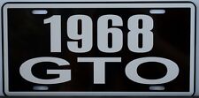 1968 68 PONTIAC GTO LICENSE PLATE 389 400 455 TRI POWER HURST RAM AIR JUDGE GOAT picture