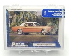 1992 Premier Edition PONY CAR PERFORMANCE Factory Sealed 50 Card Set Mustang COA picture
