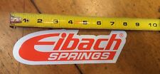 Eibach Springs - Original Vintage 1970’s 80’s Racing Decal/Sticker - 8 inch size picture