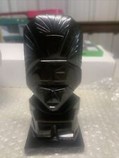 Gold Sheen Black Obsidian Stone Hand-Carved Mayan Aztec Incan Figure Statue Idol picture