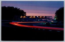 Sunset On Turn #11 Firestone Firehawk Cars Glen Postcard UNP VTG McGrew Unused picture