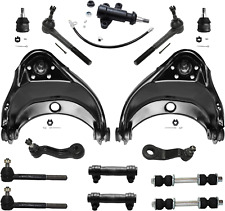 Detroit Axle - 2WD Front Upper Control Arms + Tie Rods + Sway Bars Pitman Idler picture