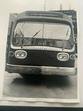 NYCTA NYC TRANSIT BUS 8079 FRONT END BLACK WHITE PHOTOGRAPH NEW YORK COLLECTIBLE picture
