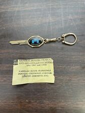 VINTAGE 1971-1976 GM CHEVY OLDS PONTIAC GOLD MISS KEY CHAIN BLANK NOS 1223 picture