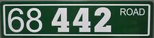 METAL STREET SIGN 68 442 ROAD FITS OLDSMOBILE OLDS MUSCLE CAR 400 HURST 4 SPEED picture