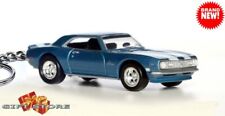🎁 RARE KEYCHAIN 1967/1968/69 BLUE CHEVY CAMARO SS CHEVROLET CUSTOM GREAT GIFT🎁 picture