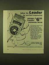 1955 Sekonic Leader Exposure Meter Ad - Follow picture