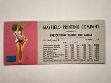 1940-50's Pinup Girl Blotter by Earl Moran - A Pair of Peaches picture