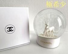 Extremely Rare Chanel Snow Globe Reindeer Present Interior Novelty picture