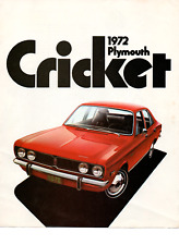 1972 Plymouth Hillman Cricket Car Original Sales flyer  - Chrysler Fc2 picture